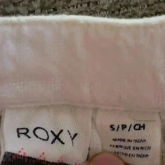 ROXY White Sleeveles Tunic Mini Dress - S - Picture 8 of 8